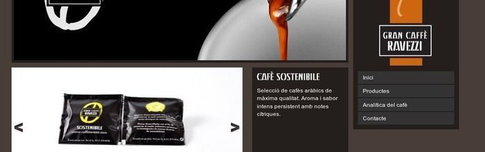Disseny web de Gran Caffè Ravezzi