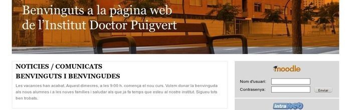 Programació web de l’Institut Doctor Puigvert