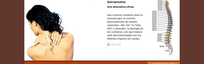 Programació web de Quiropràctica Agote