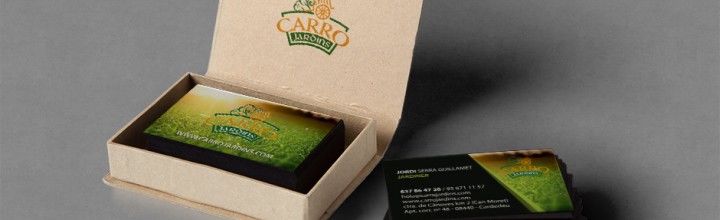 Disseny targetes de visita Carrojardins