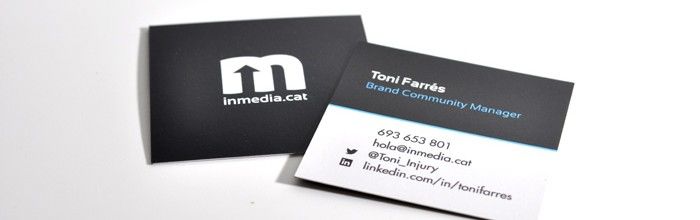 Disseny targetes inMedia